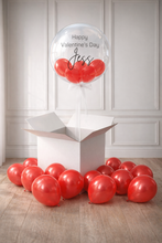 Load image into Gallery viewer, Any Message Valentines Bubble in a Box
